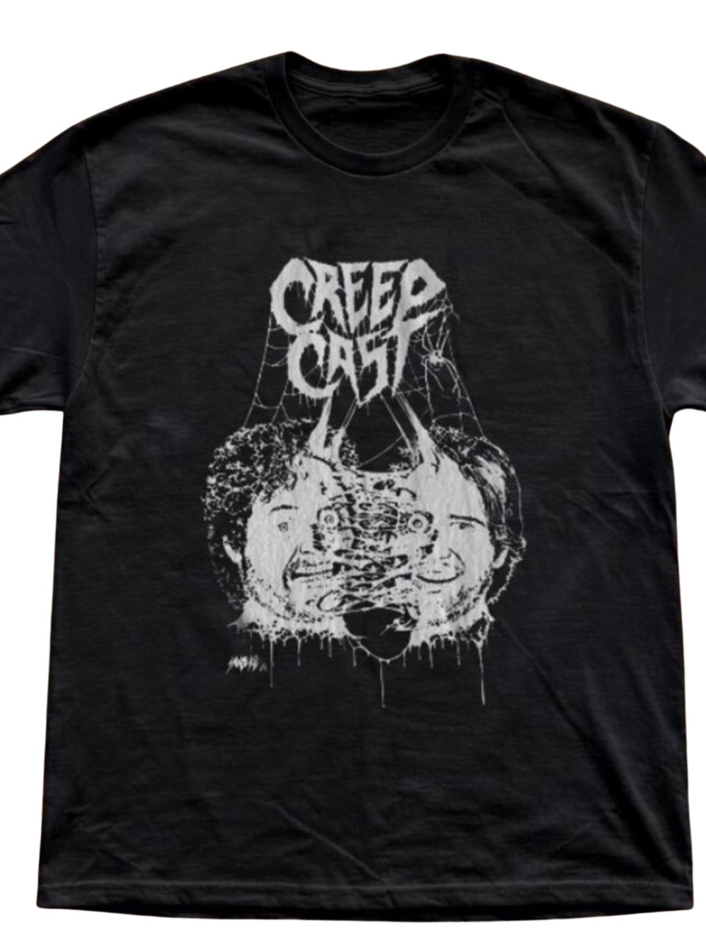Gildan Black CreepCast Graphic Tee, Gift For Her, For Him